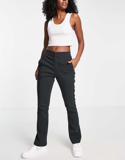 On the Go trousers in black