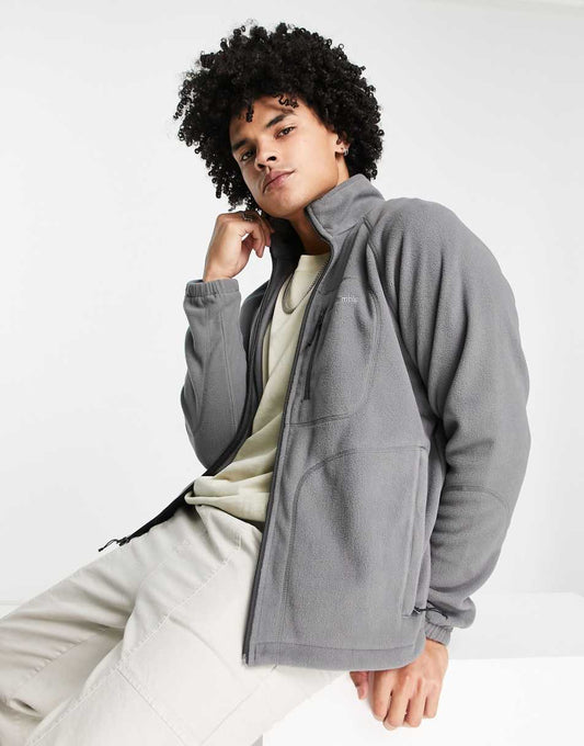 Fast Trek II full zip tech fleece in grey