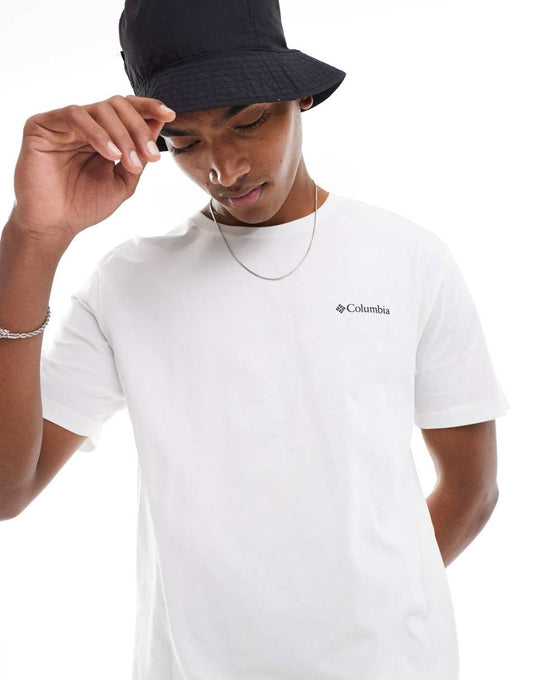 basic logo t-shirt in white