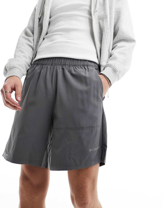 Hike block shorts in grey