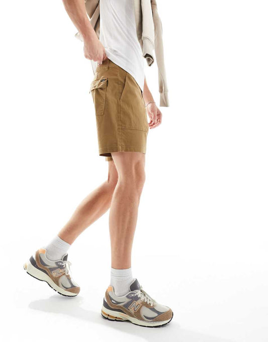 Flex Roc Utility shorts in brown