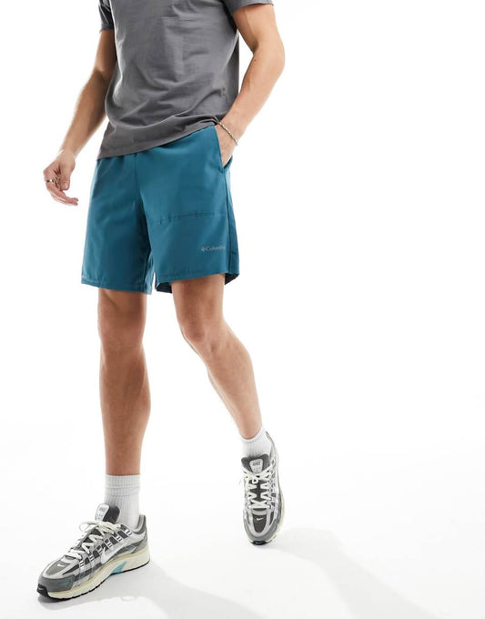 Hike block shorts in blue