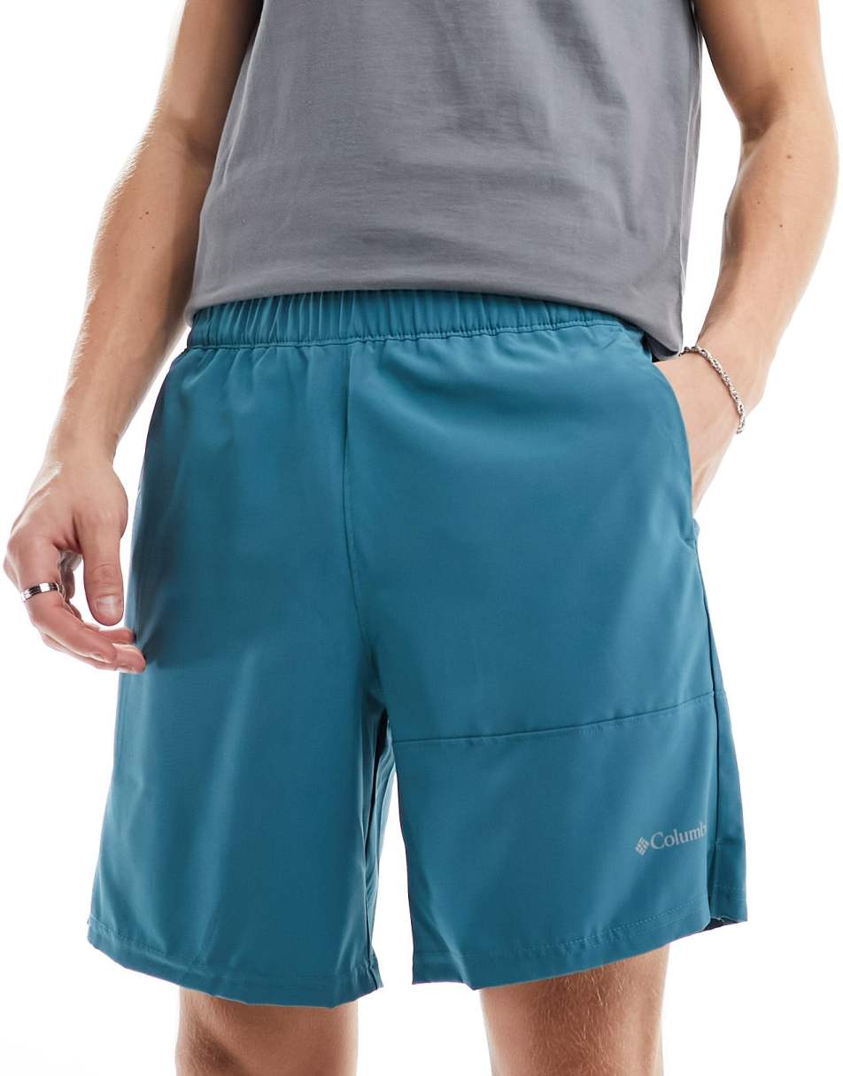 Hike block shorts in blue