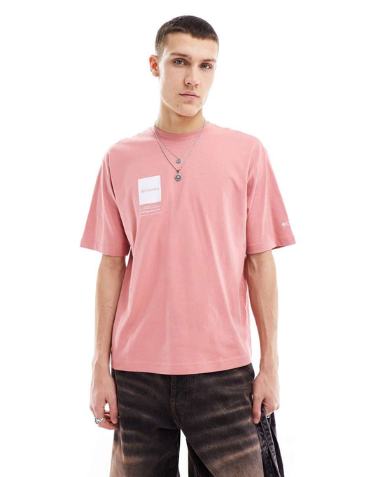 Barton Springs II oversized t-shirt in pink Exclusive