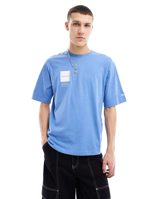 Barton Springs II oversized t-shirt in light blue Exclusive