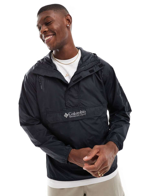 Challenger II windbreaker in black