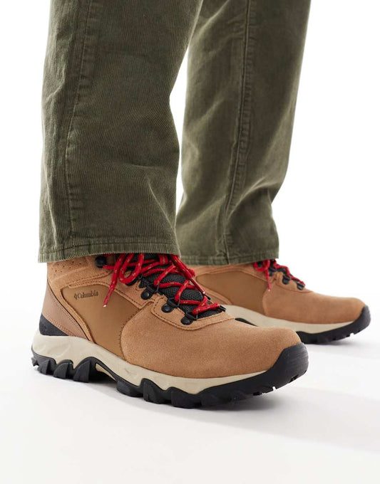 Newton Ridge Plus II WP waterproof suede hiking boots in tan