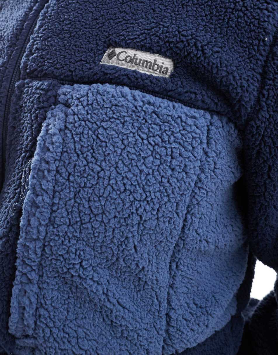 Mountainside heavyweight fleece in blue