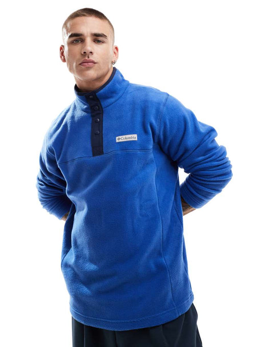 Steens Mountain II half snap fleece in blue