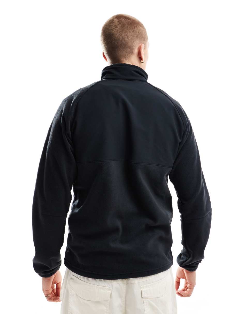 Sage Peak full zip fleece in black