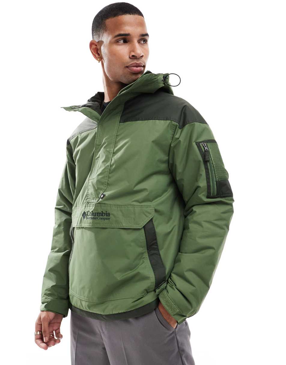 Challenger II insulated pullover in green