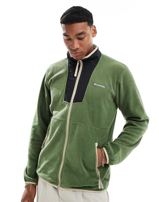 Sequoia Grove full zip fleece in green