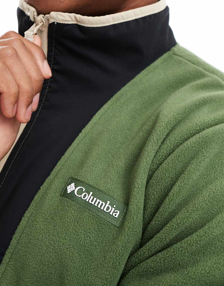 Sequoia Grove full zip fleece in green