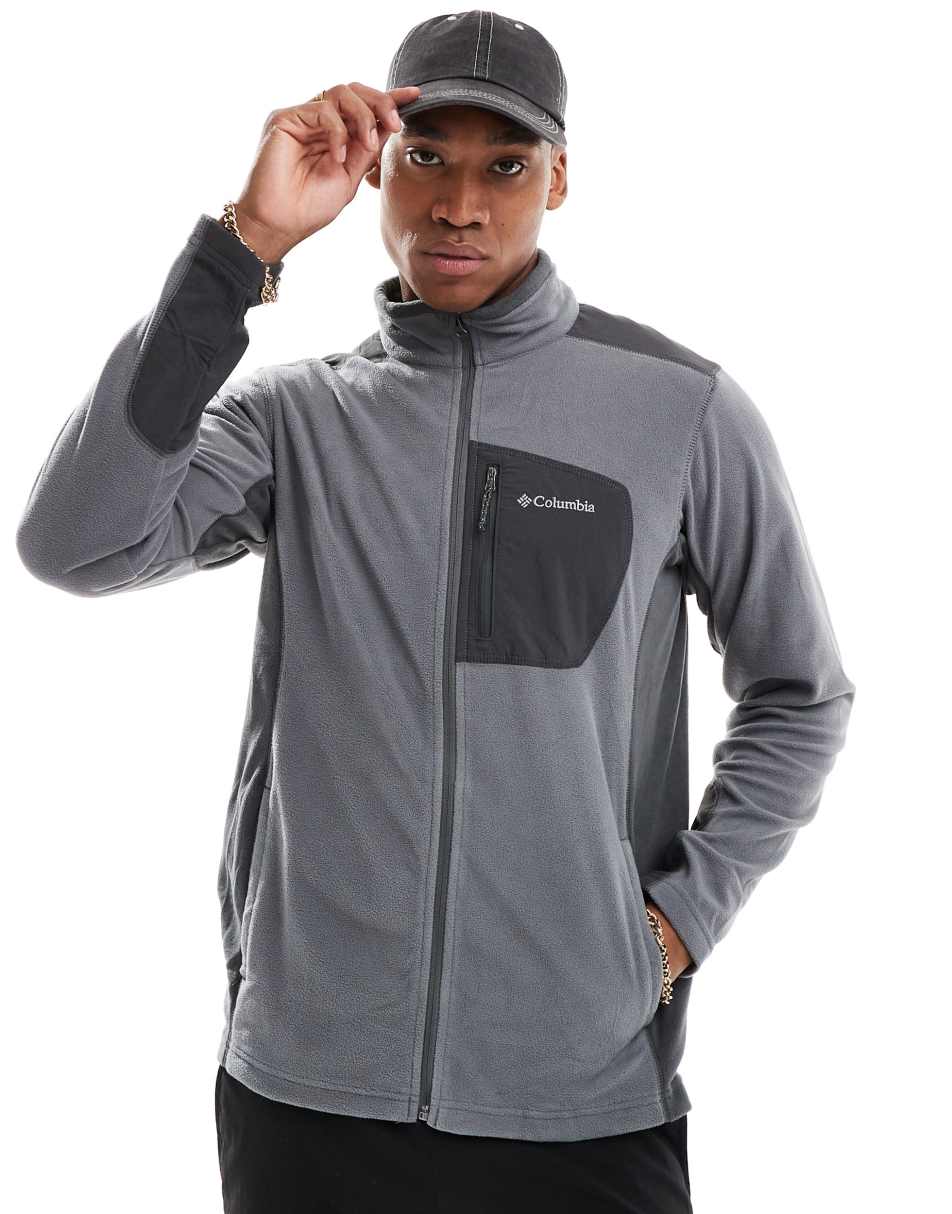 Klamath Range full zip fleece in grey