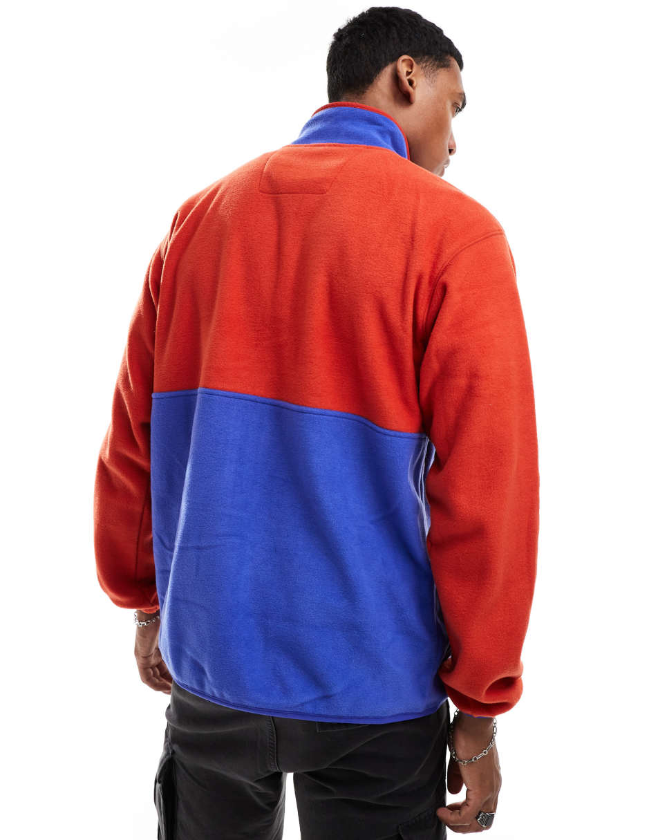 Backbowl II full zip fleece in red