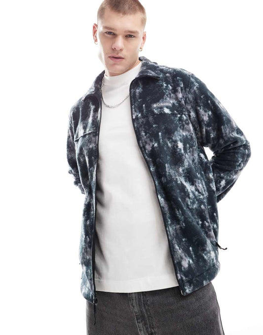 Steens Mountain printed jacket in grey