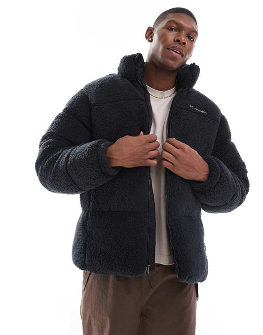 Puffect II sherpa jacket in black