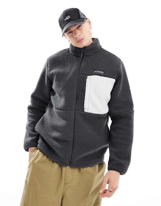 Mountainside heavyweight fleece in black