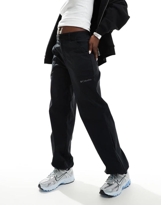 Brea Falls nylon trousers in black