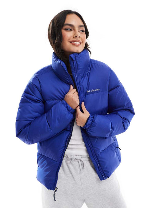 Puffect II puffer full zip jacket in clematis blue