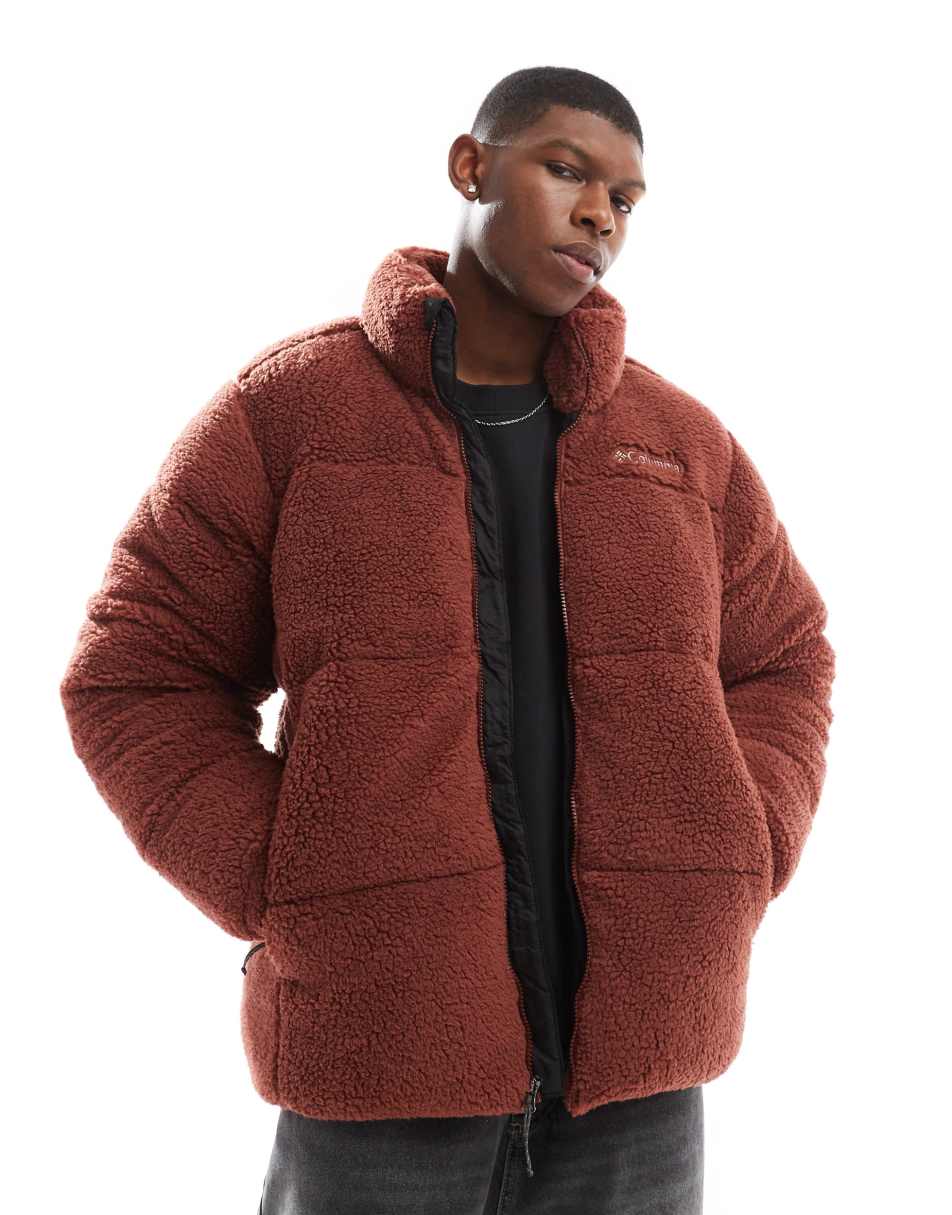 Puffect III jacket in burgundy