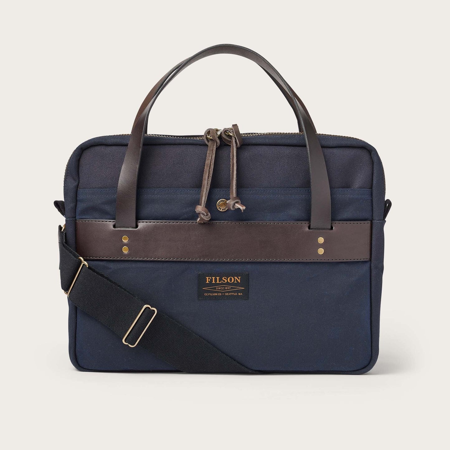 RUGGED TWILL COMPACT BRIEFCASE