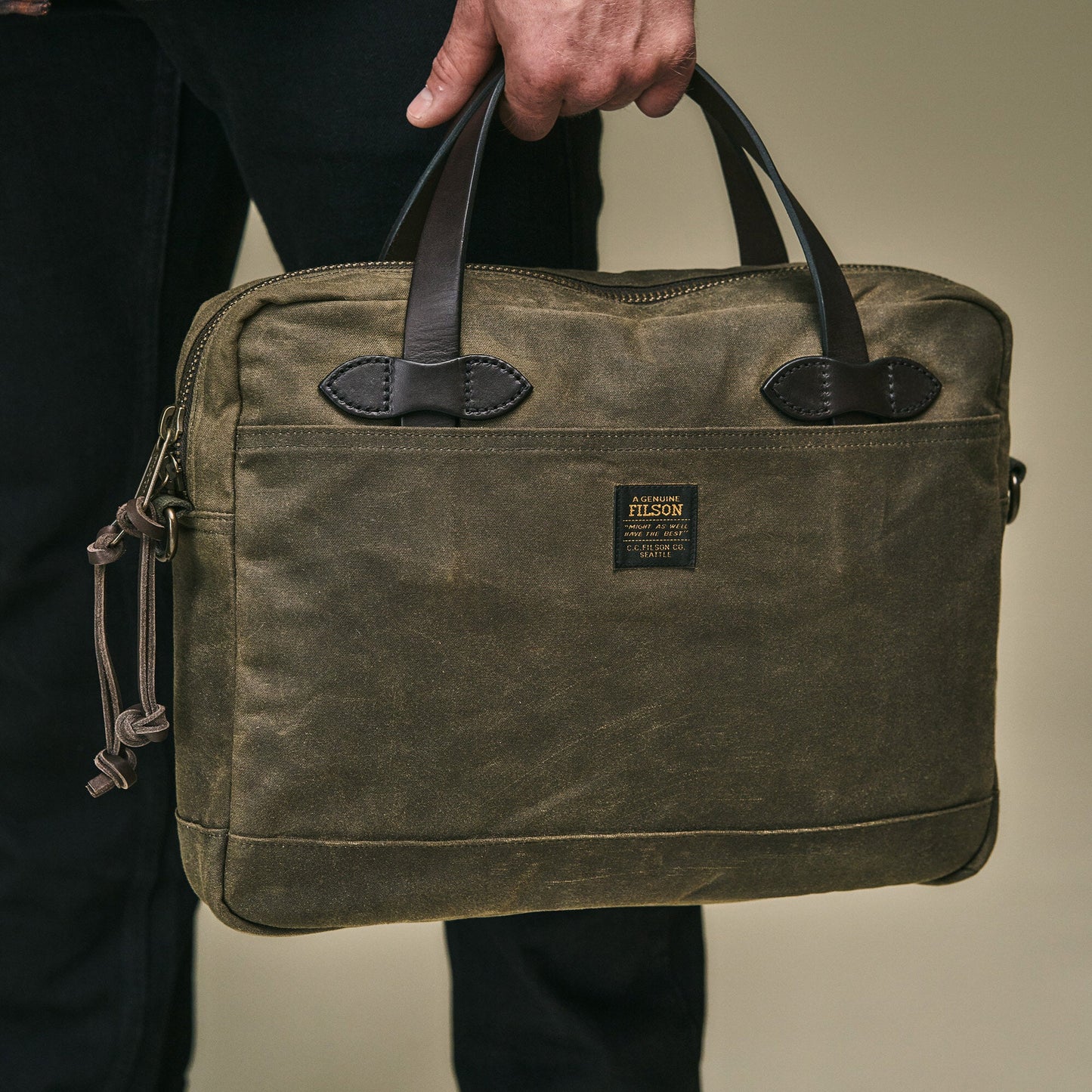 TIN CLOTH COMPACT BRIEFCASE