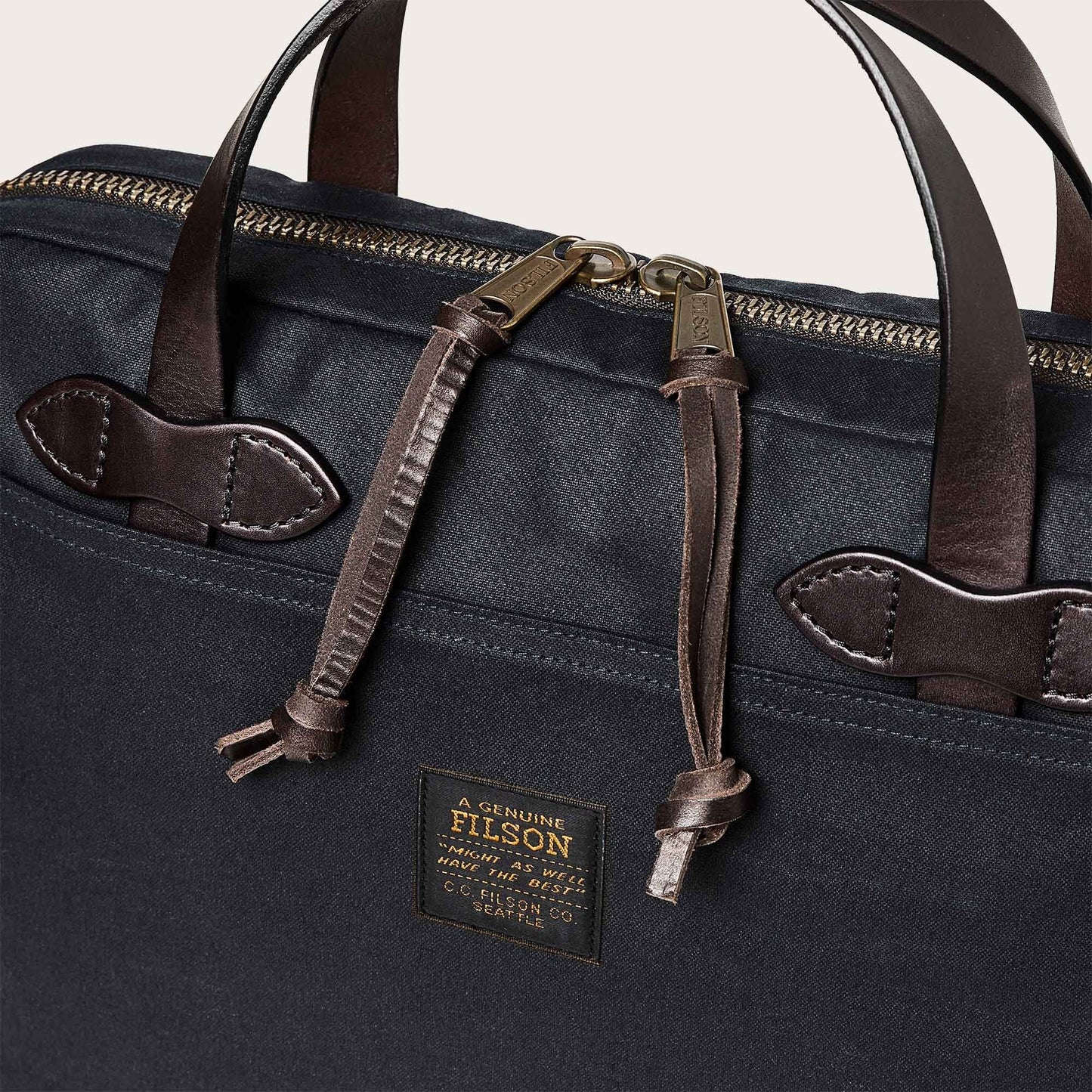 TIN CLOTH COMPACT BRIEFCASE