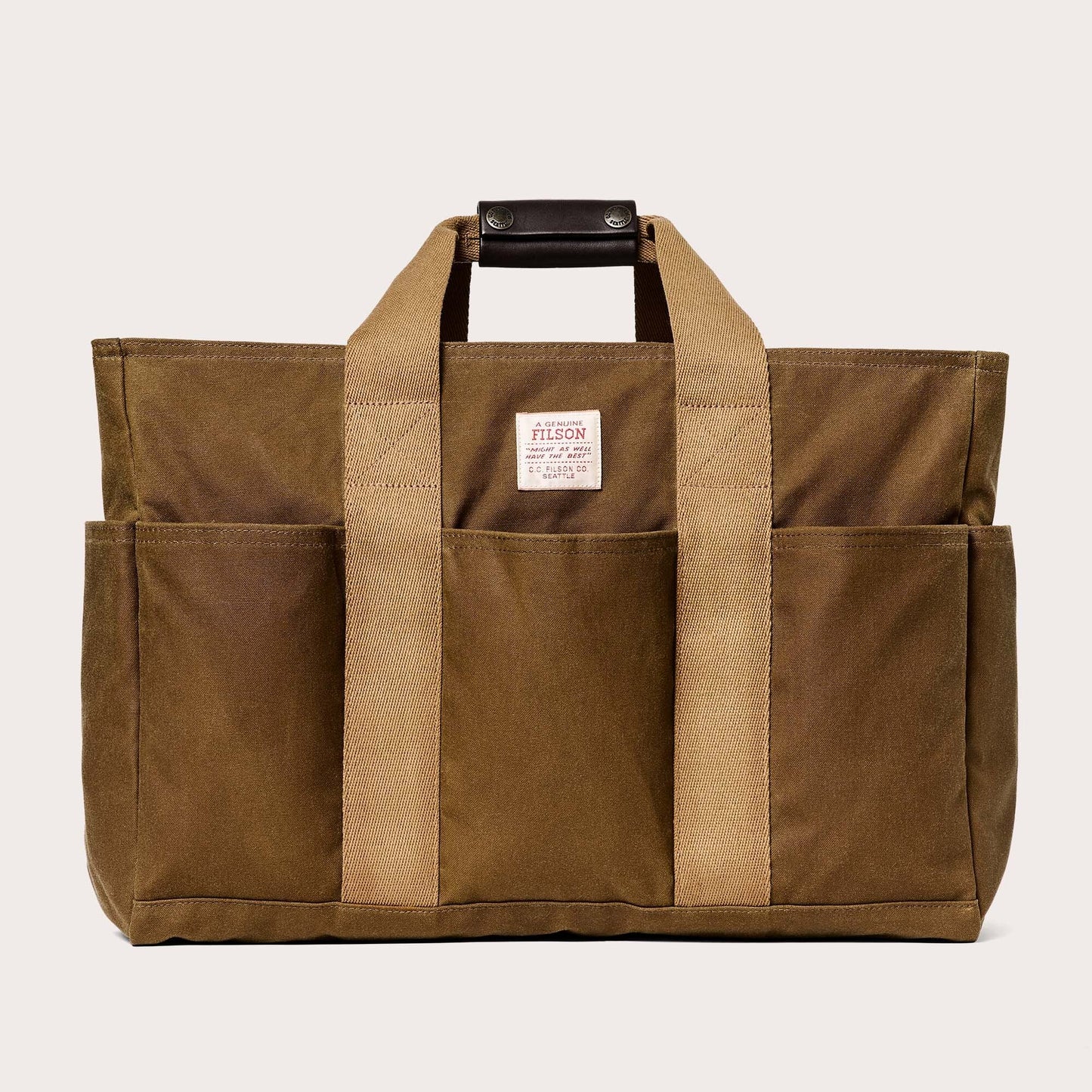 TIN CLOTH OPEN SUPPLY TOTE