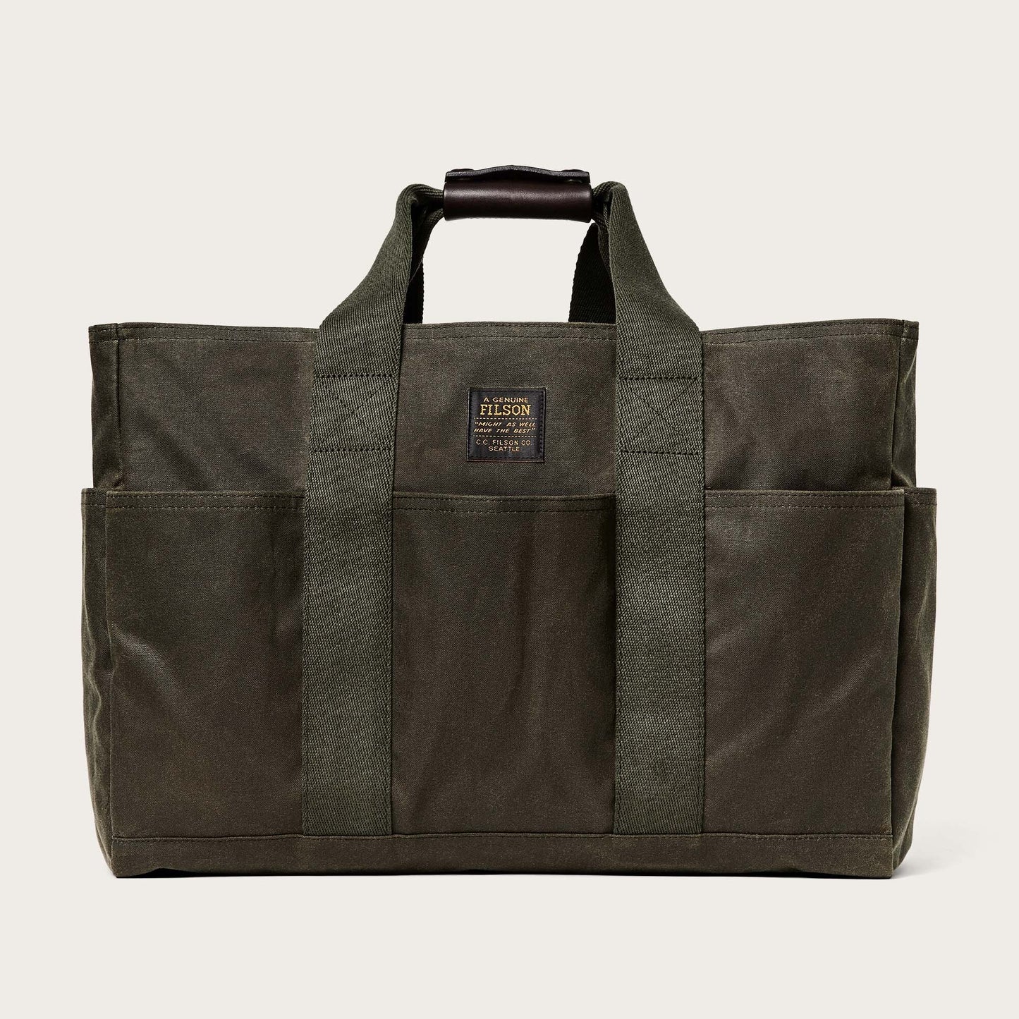 TIN CLOTH OPEN SUPPLY TOTE