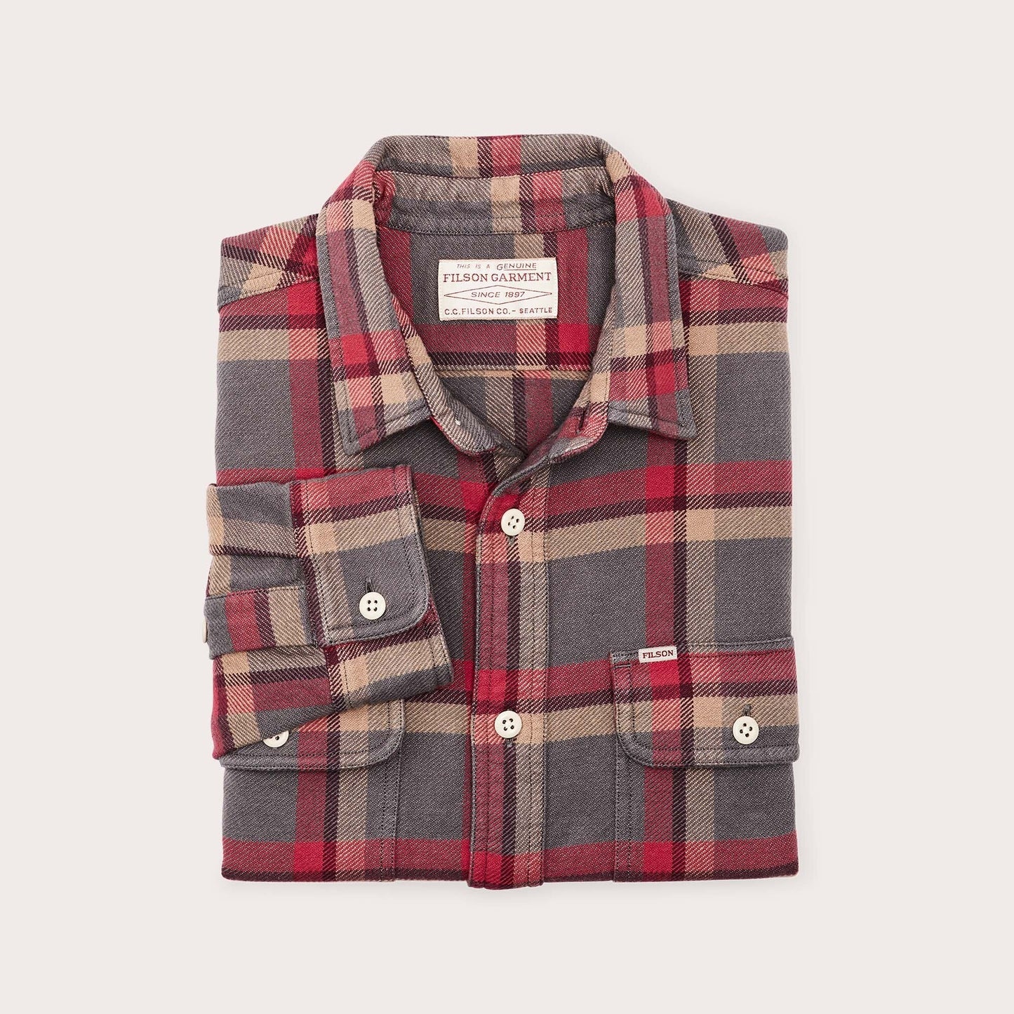 VINTAGE FLANNEL WORK SHIRT