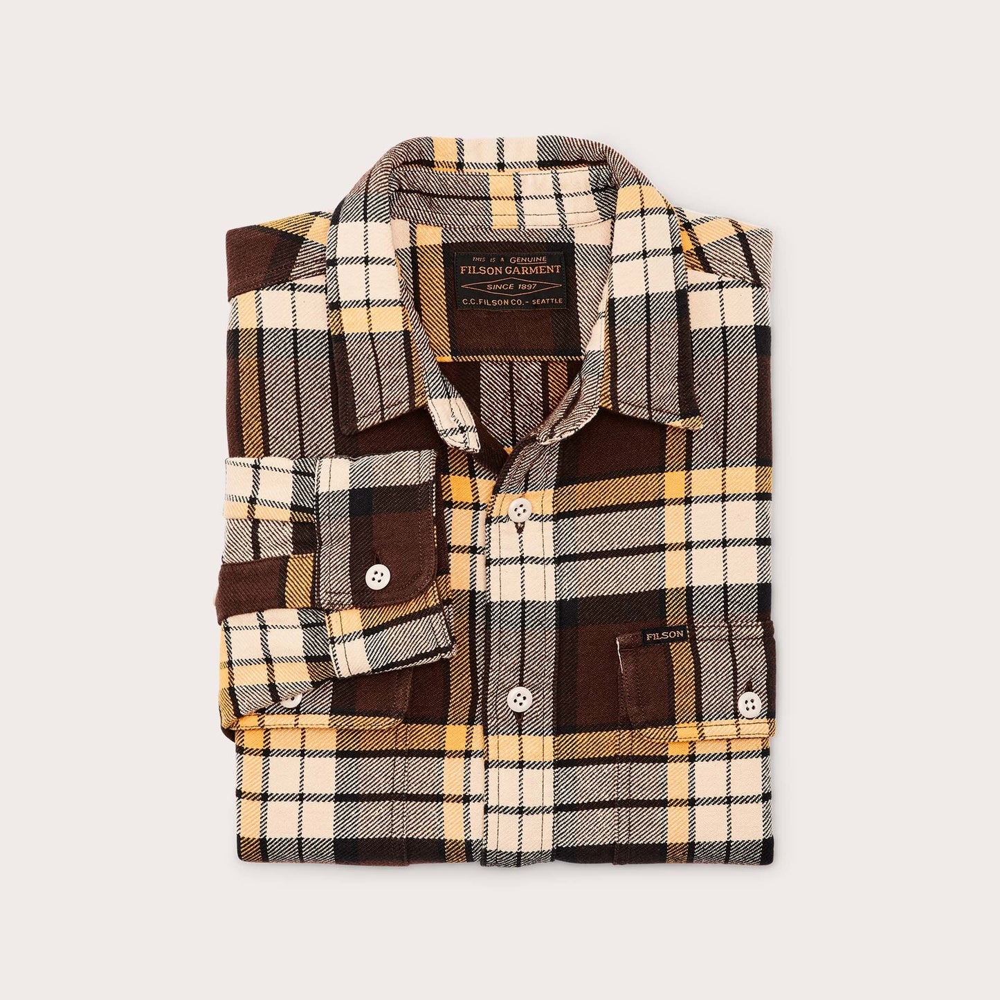 VINTAGE FLANNEL WORK SHIRT