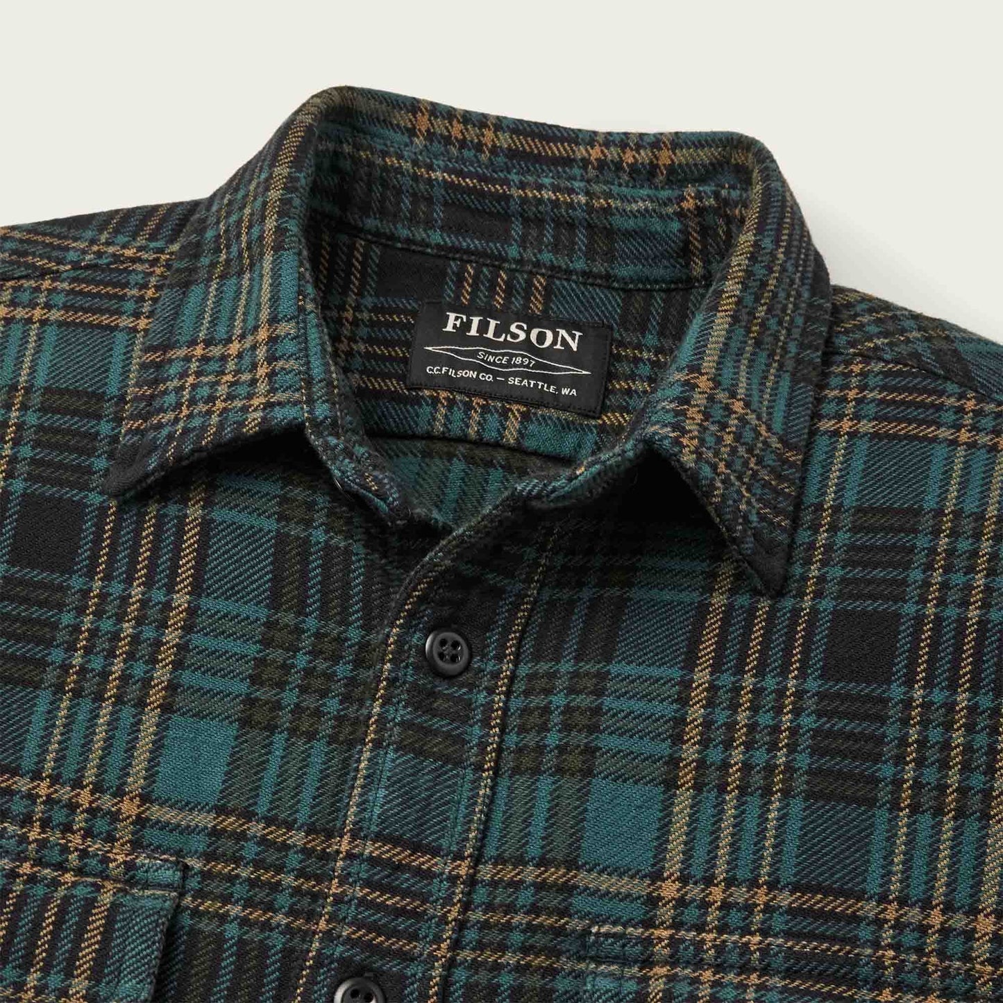 VINTAGE FLANNEL WORK SHIRT