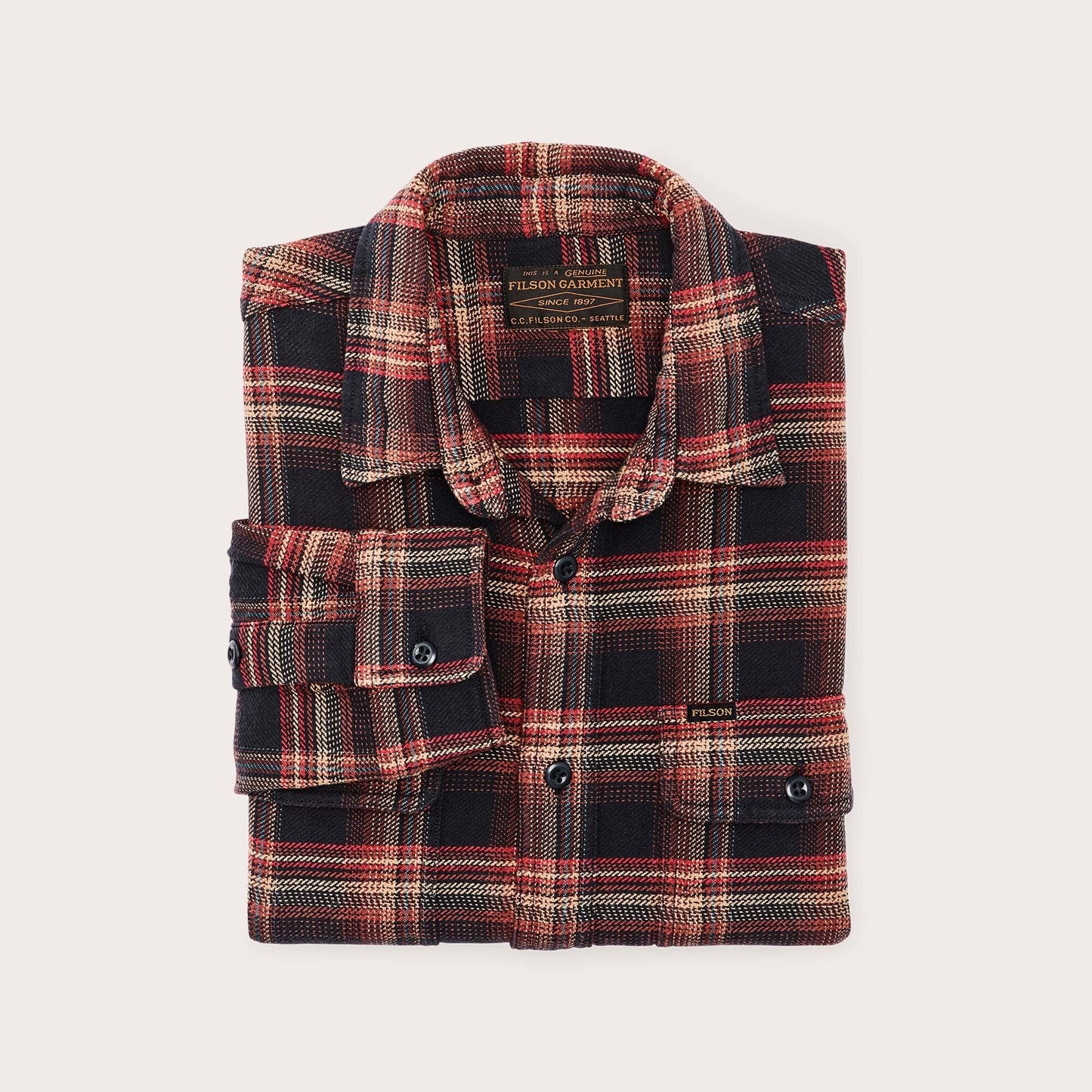 VINTAGE FLANNEL WORK SHIRT