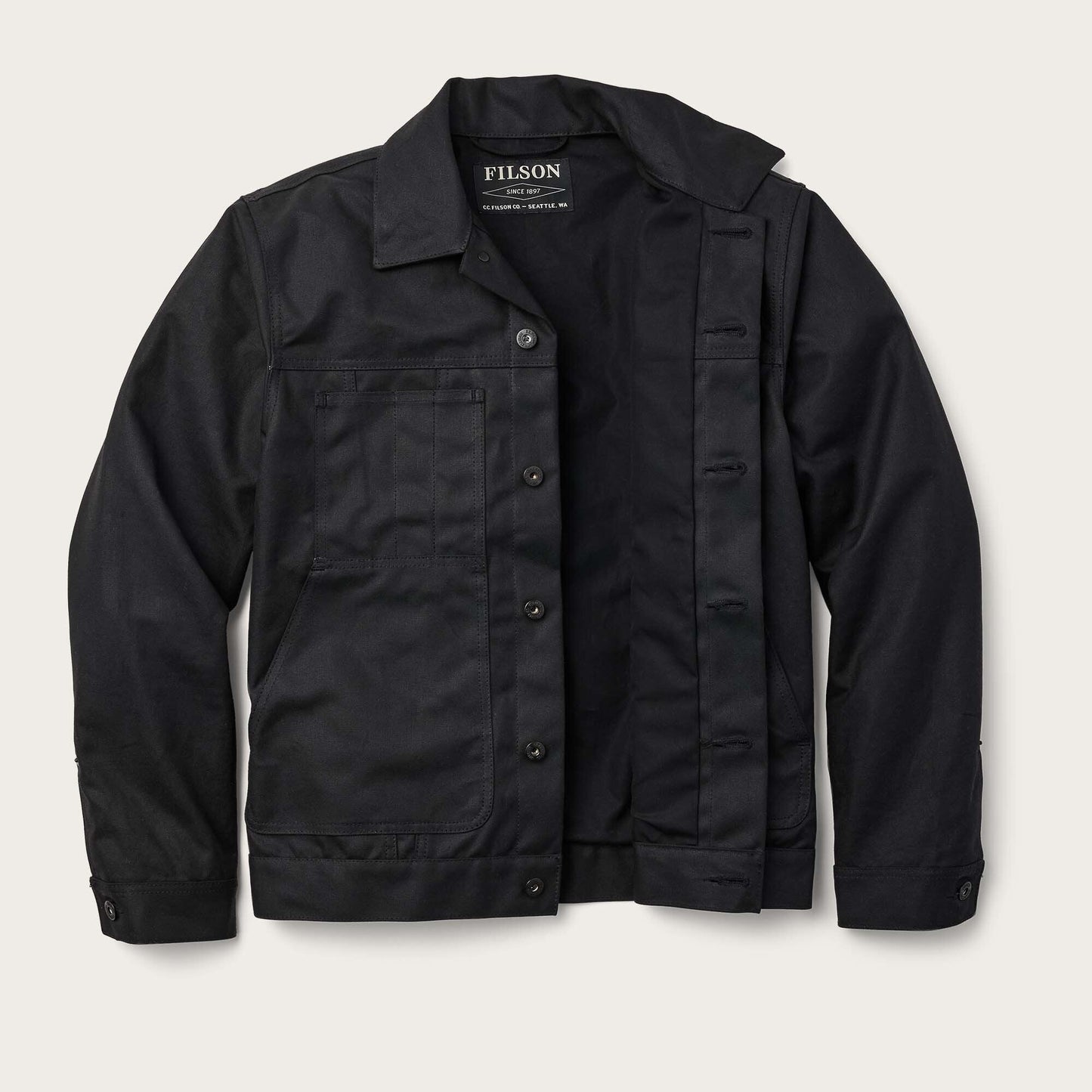 TIN CLOTH SHORT LINED CRUISER JACKET