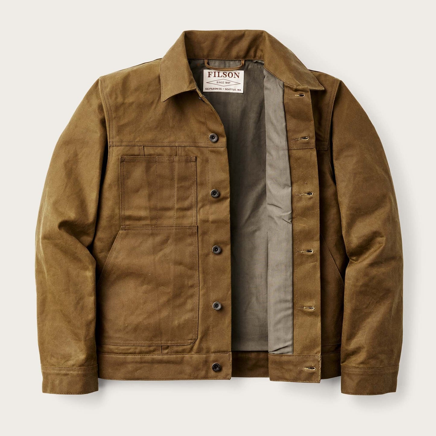 TIN CLOTH SHORT LINED CRUISER JACKET