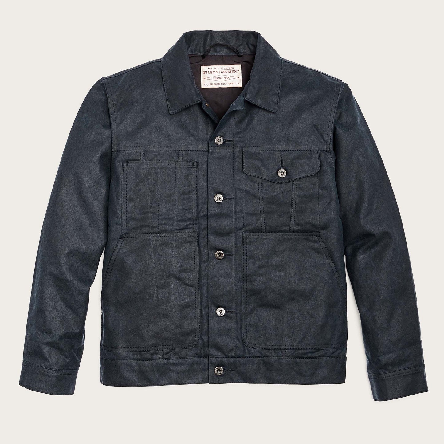 TIN CLOTH SHORT LINED CRUISER JACKET