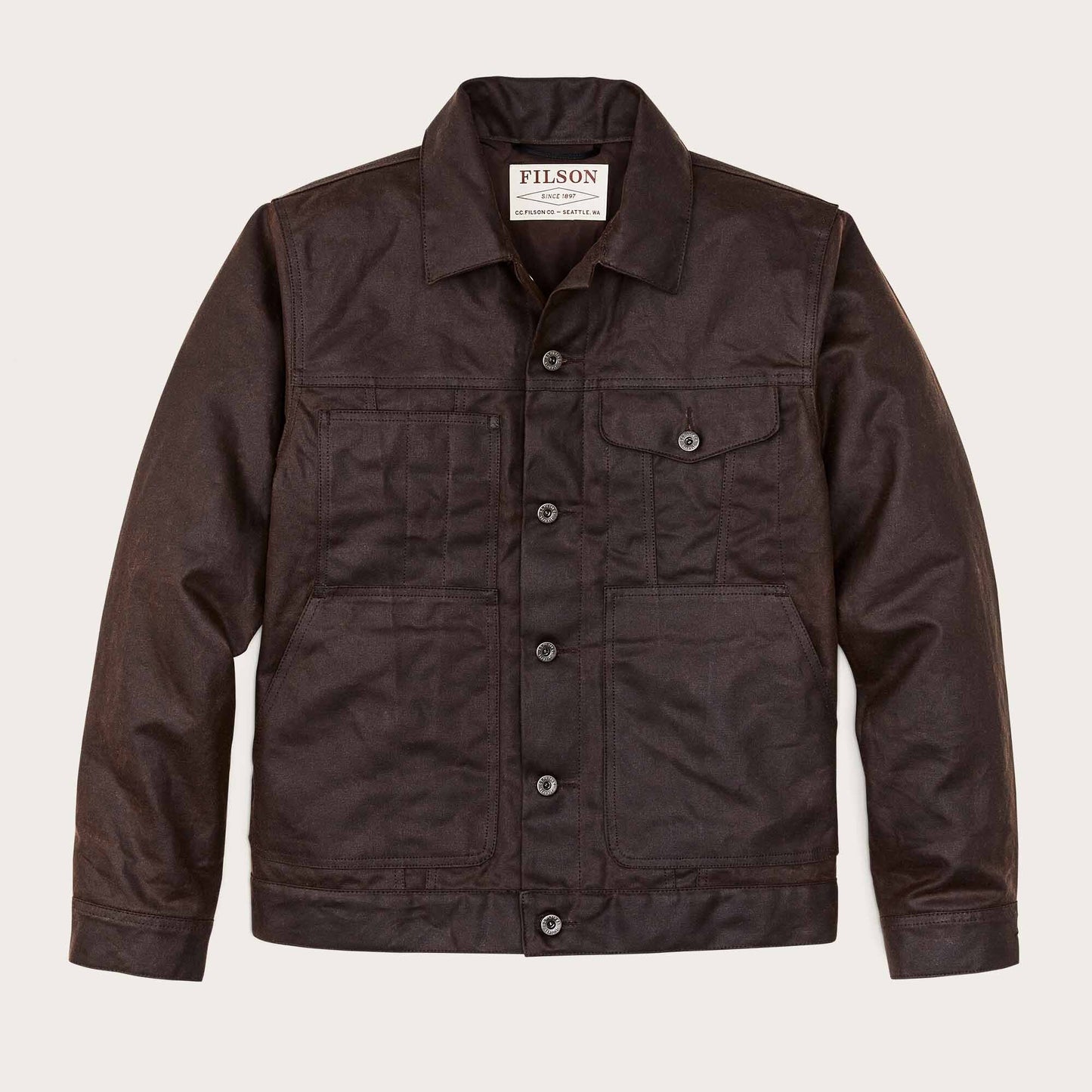 TIN CLOTH SHORT LINED CRUISER JACKET