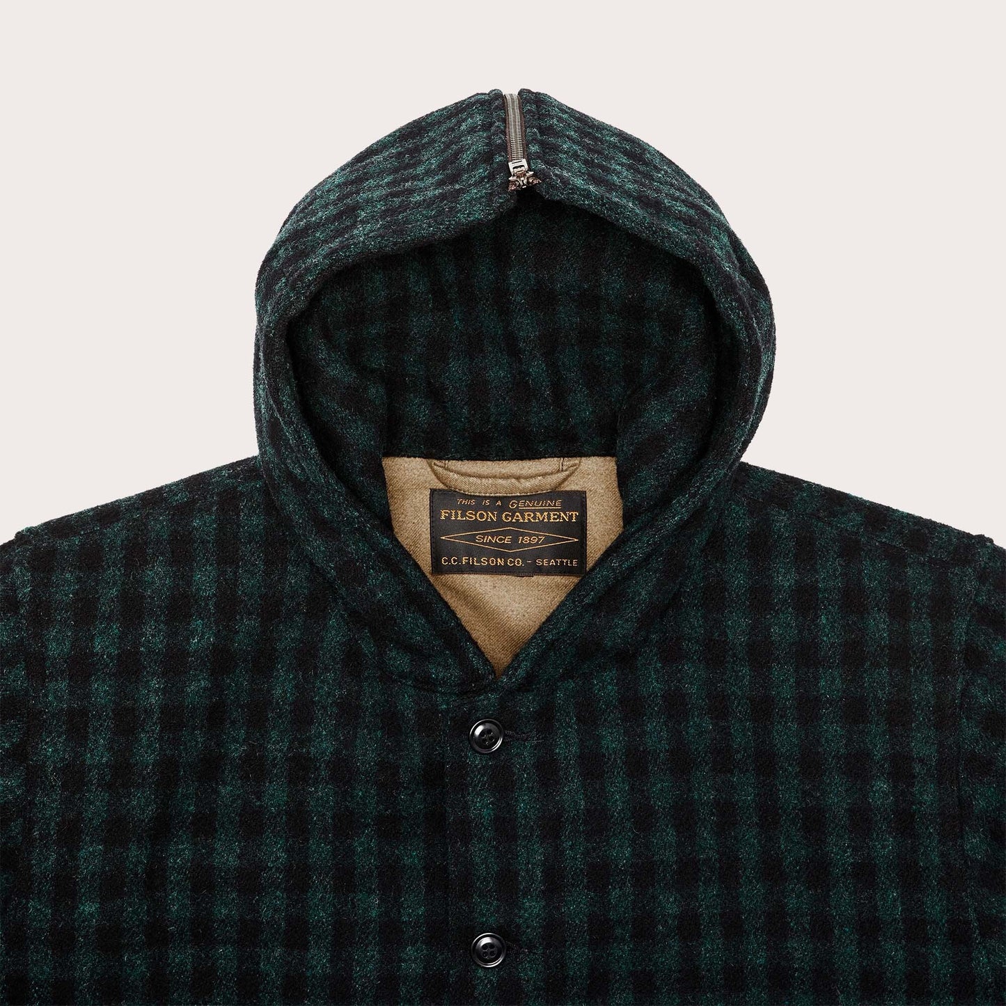 MACKINAW WOOL HOODED CRUISER JACKET