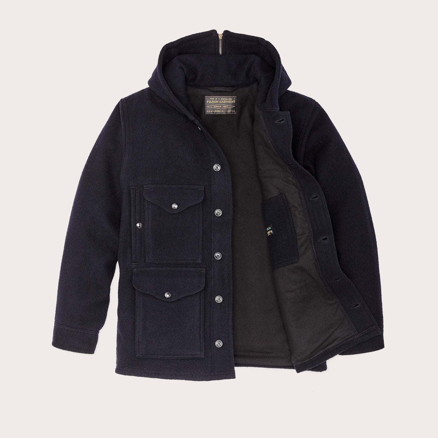 MACKINAW WOOL HOODED CRUISER JACKET