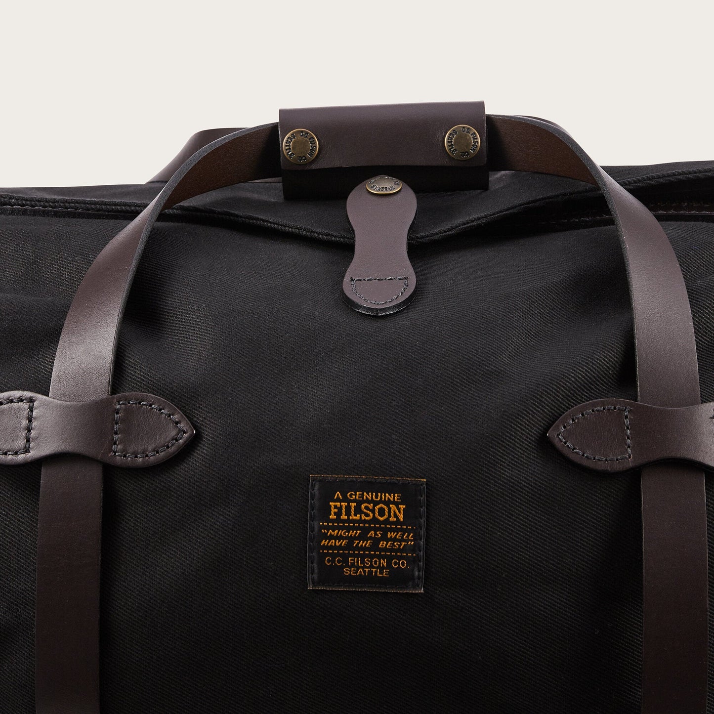 SMALL RUGGED TWILL DUFFLE