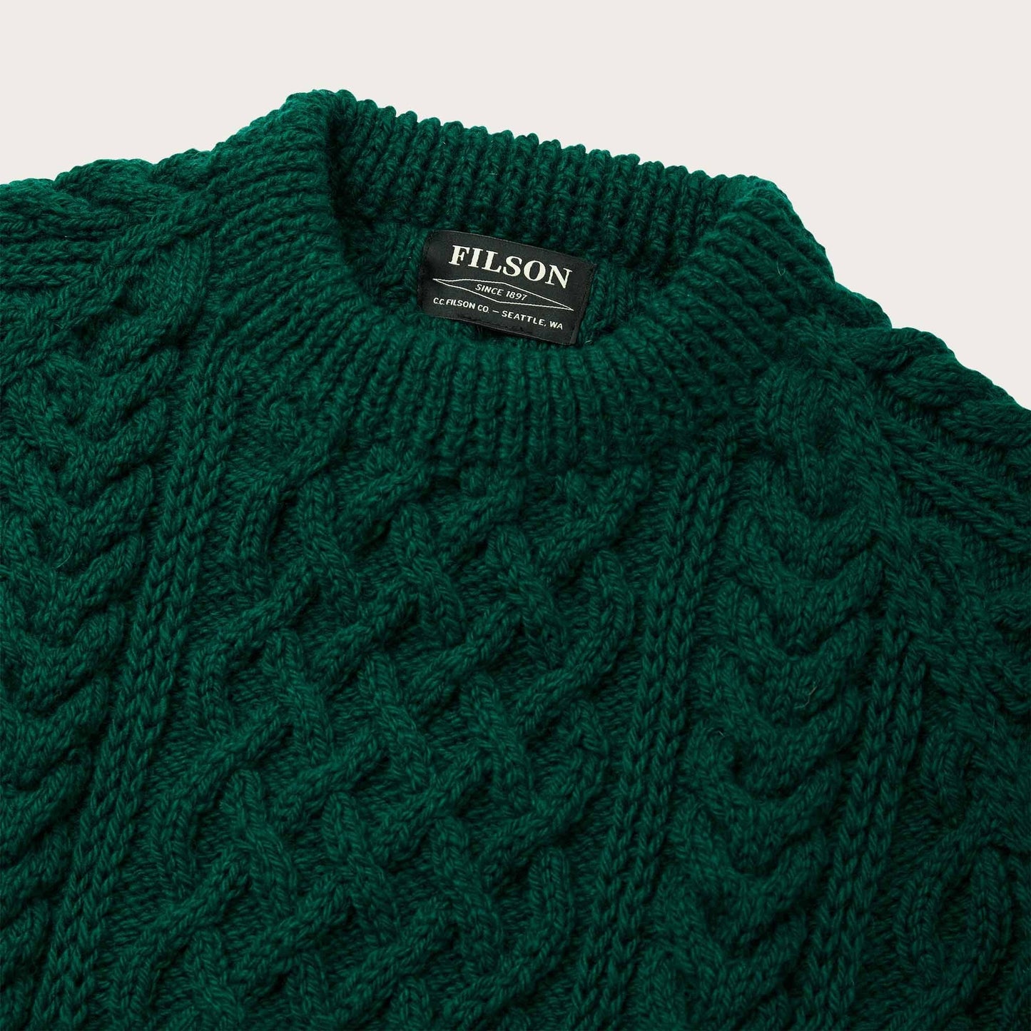 WOOL FISHERMAN'S SWEATER