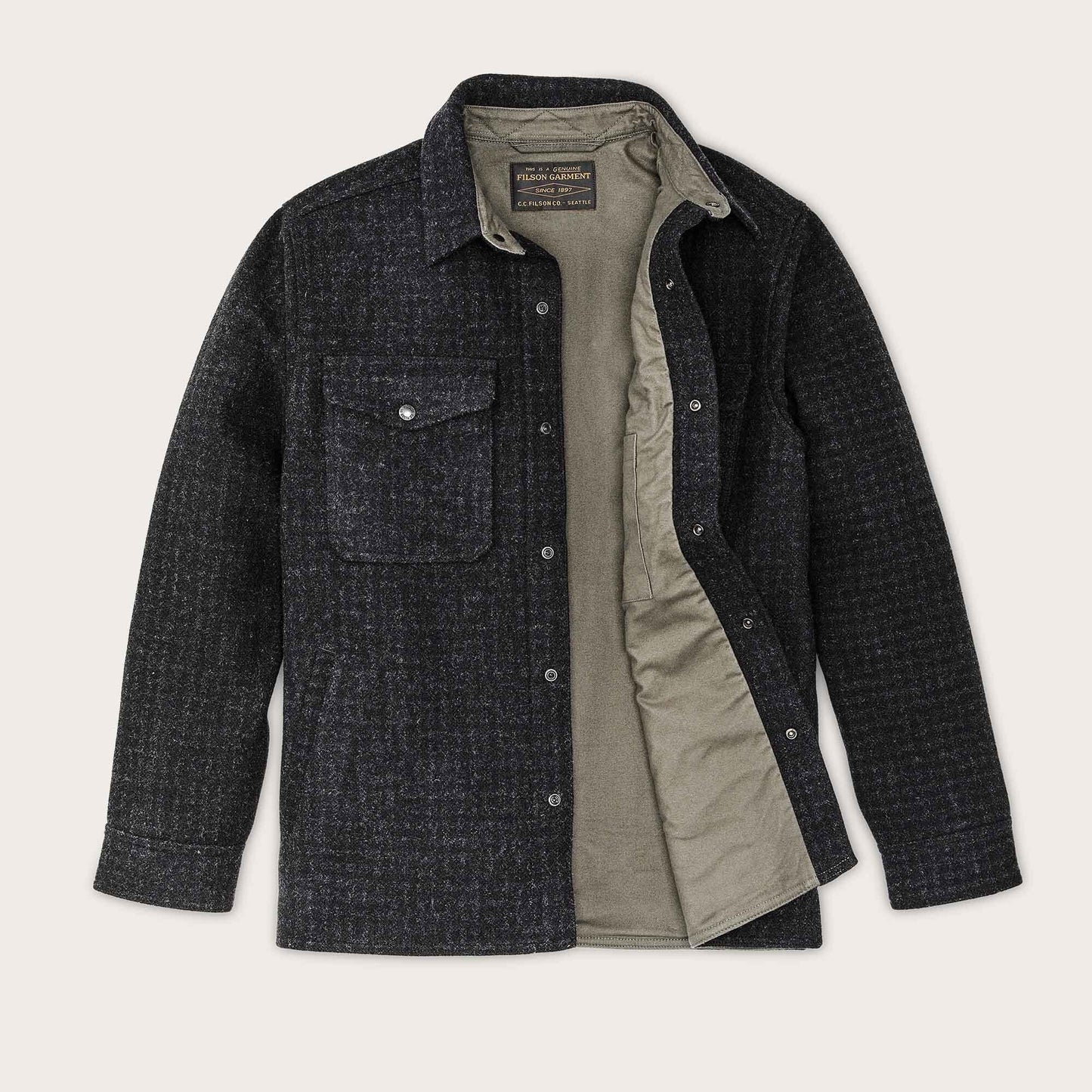 LINED MACKINAW WOOL JAC-SHIRT