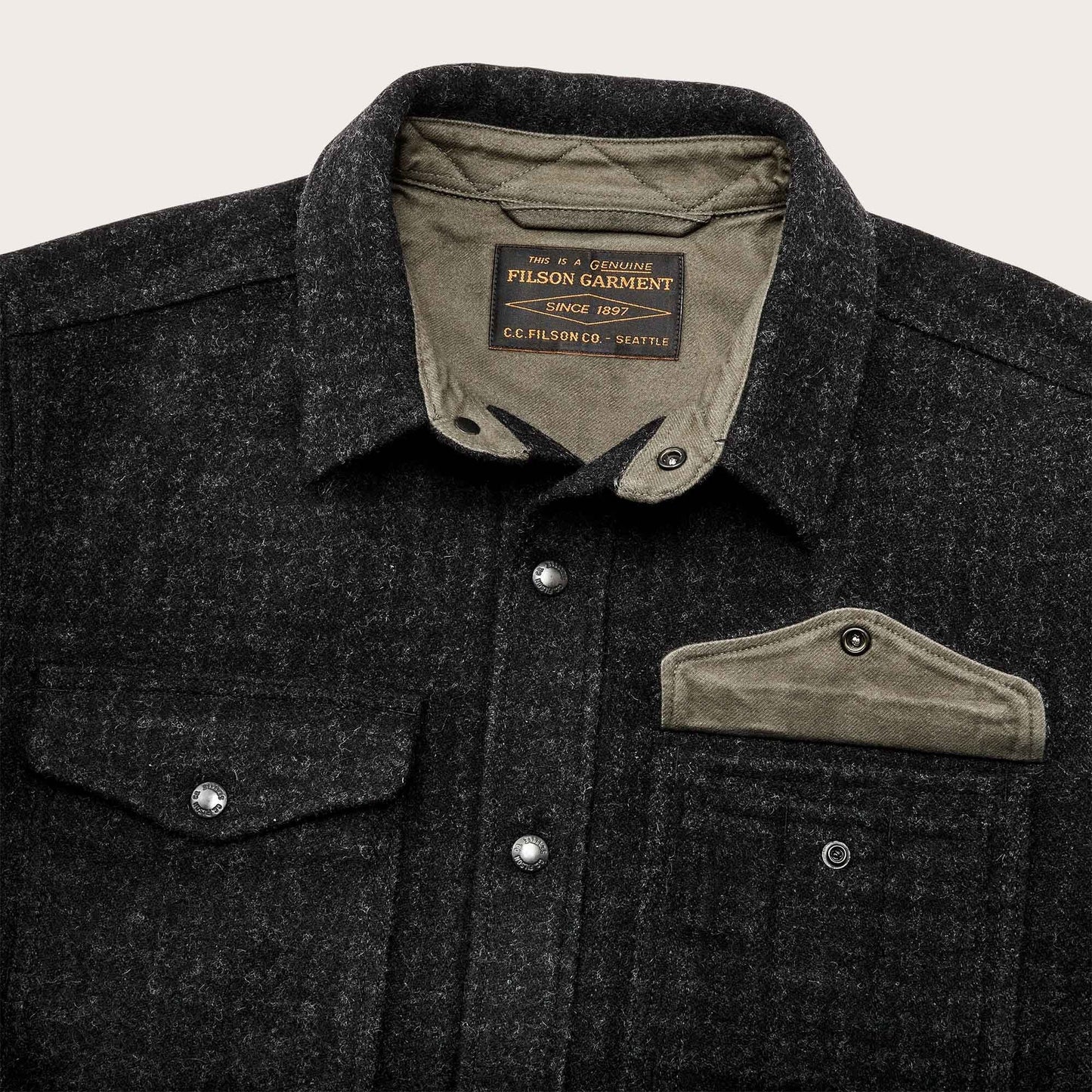 LINED MACKINAW WOOL JAC-SHIRT