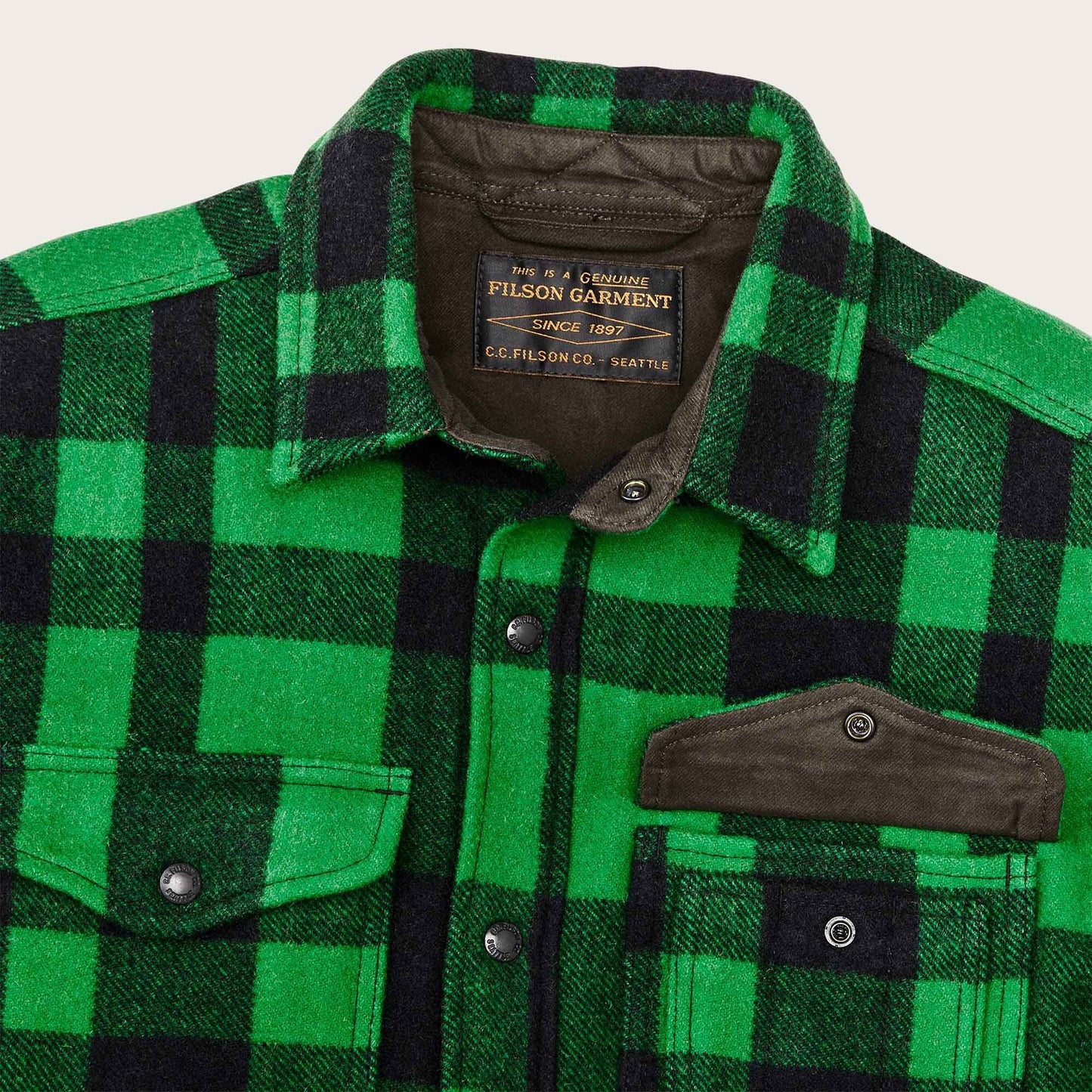 LINED MACKINAW WOOL JAC-SHIRT