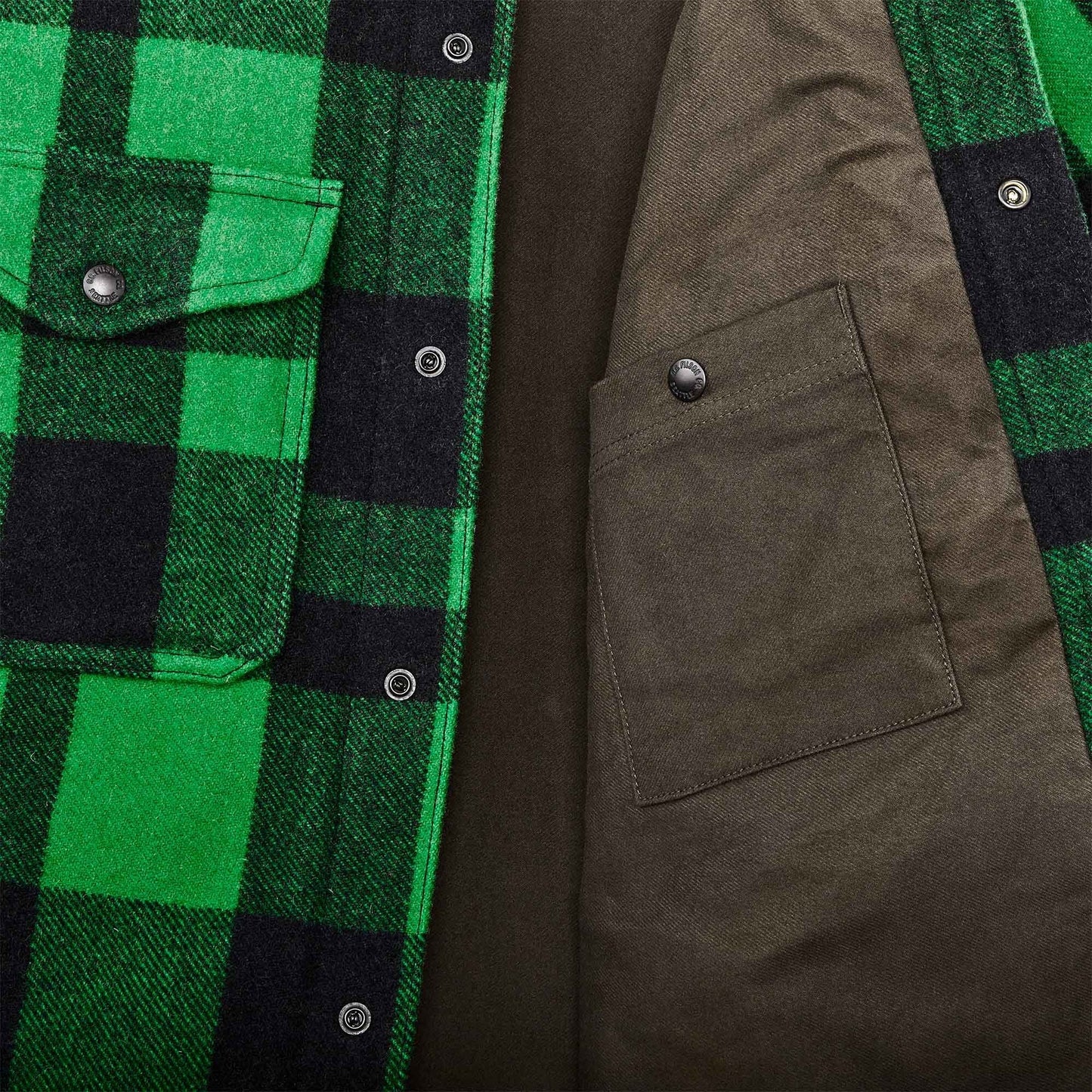 LINED MACKINAW WOOL JAC-SHIRT