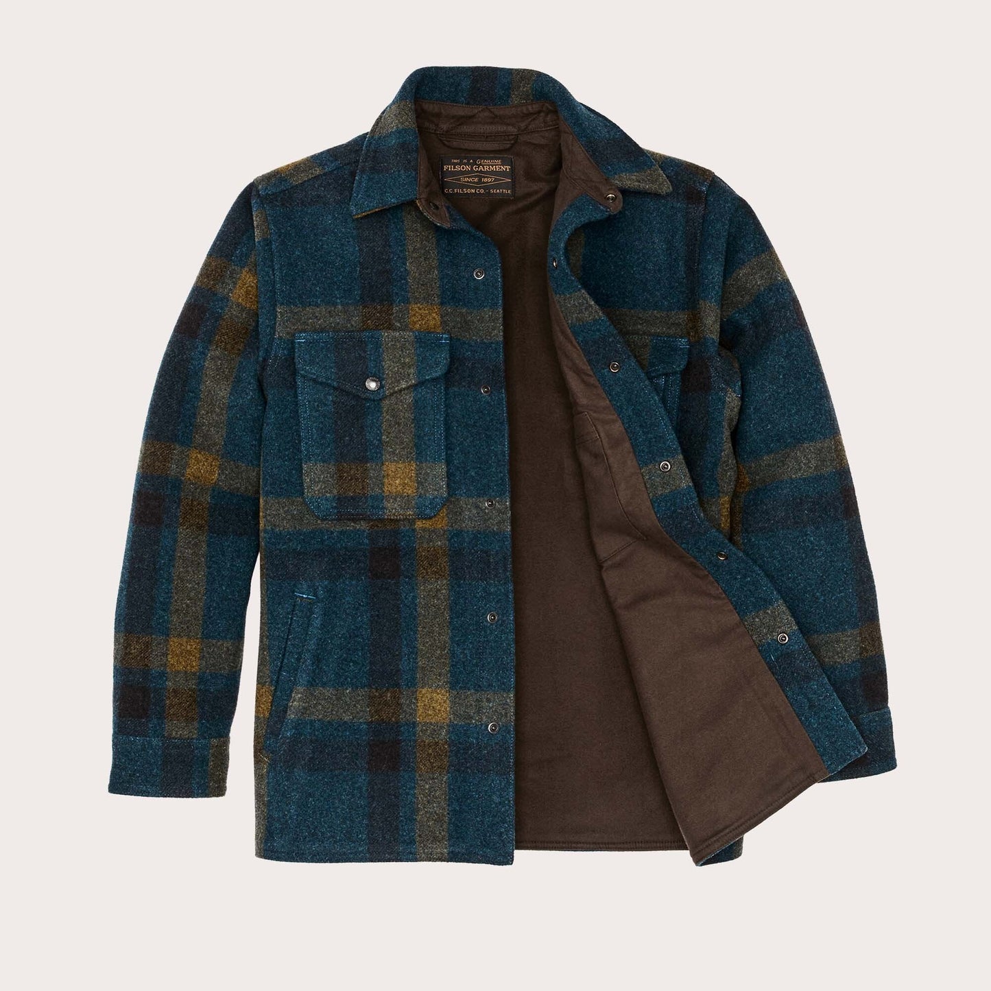 LINED MACKINAW WOOL JAC-SHIRT