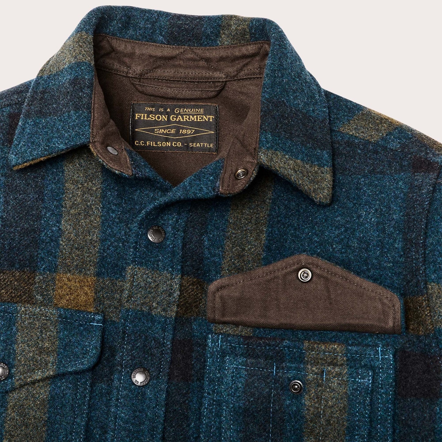 LINED MACKINAW WOOL JAC-SHIRT