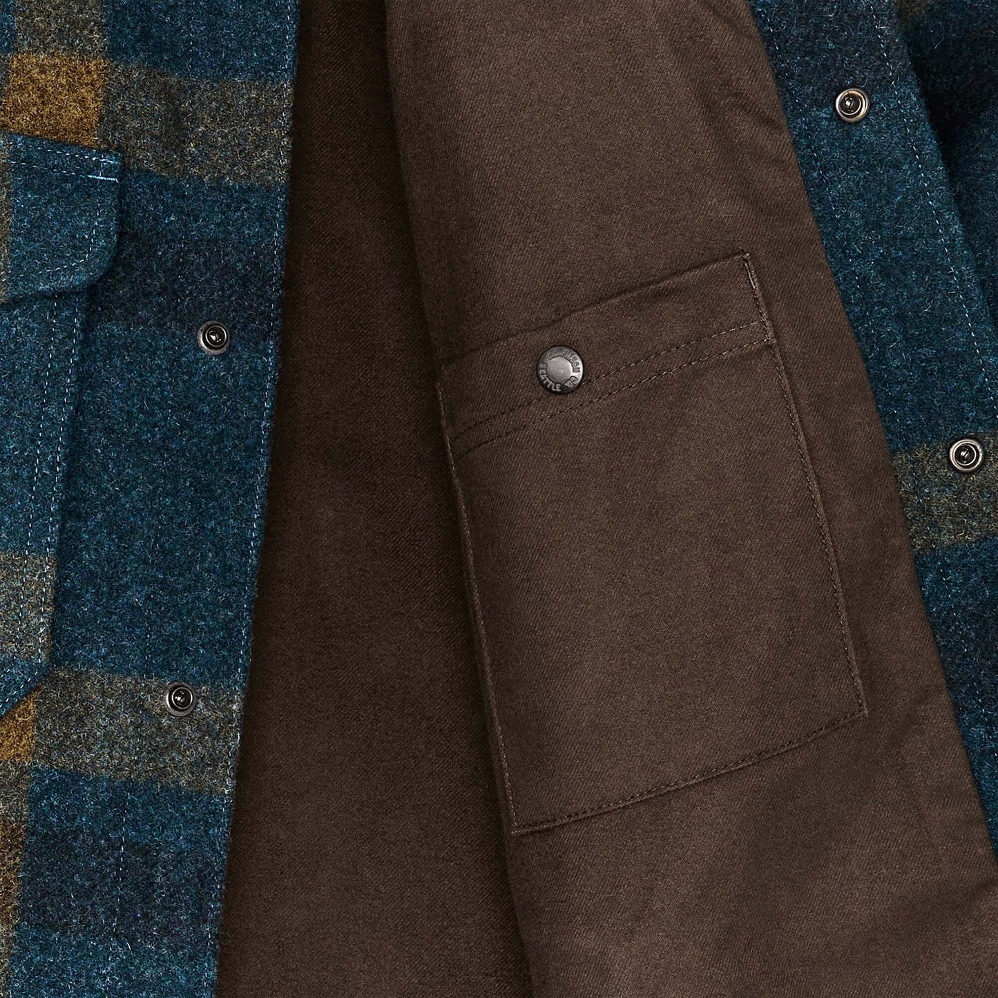 LINED MACKINAW WOOL JAC-SHIRT