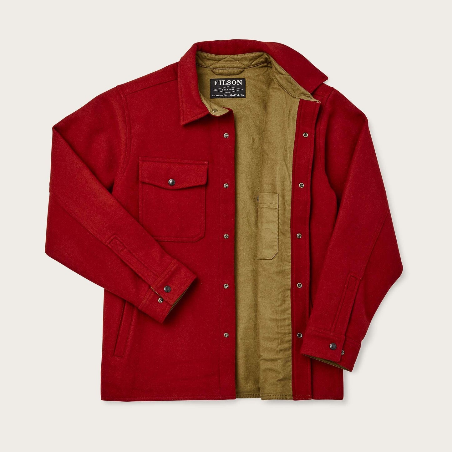 LINED MACKINAW WOOL JAC-SHIRT